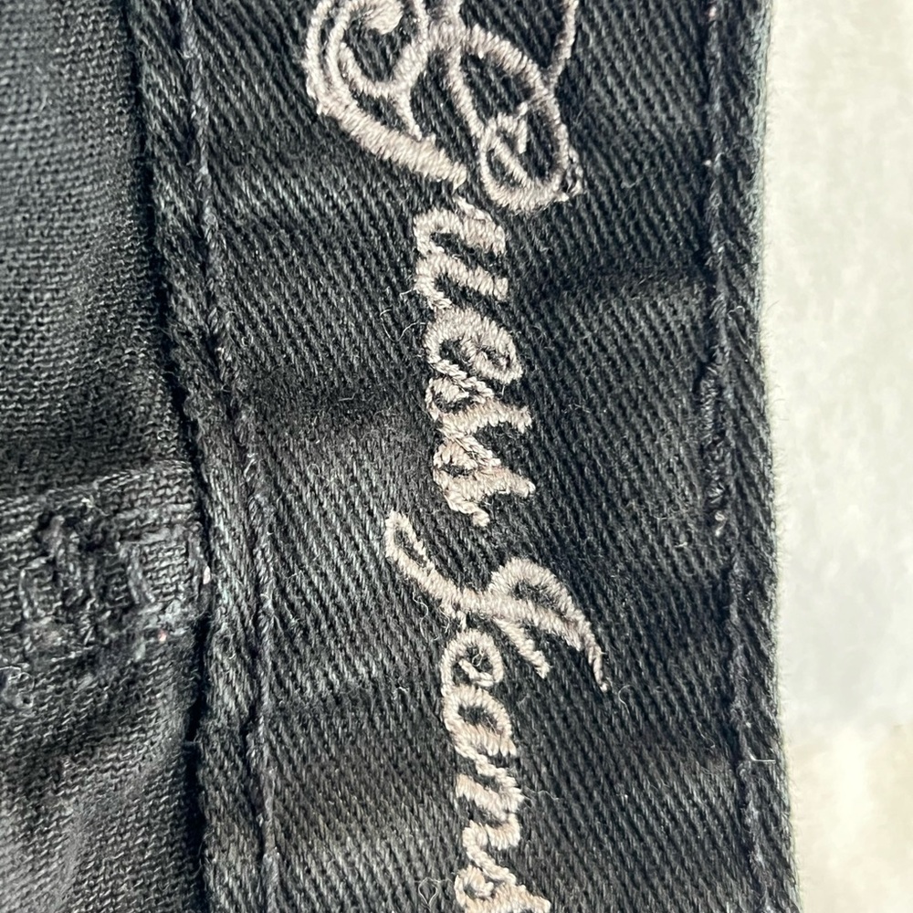 Guess Black Frayed Mini Skirt - Picture 6 of 6
